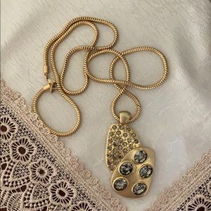 Lia Sophia gem stone necklace